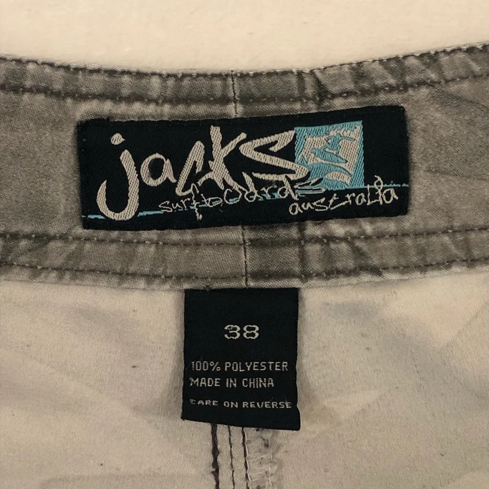 Jacks Surfboards Australia Gray Camo Swim Pool Beach Trunks Board Shorts Mens 38